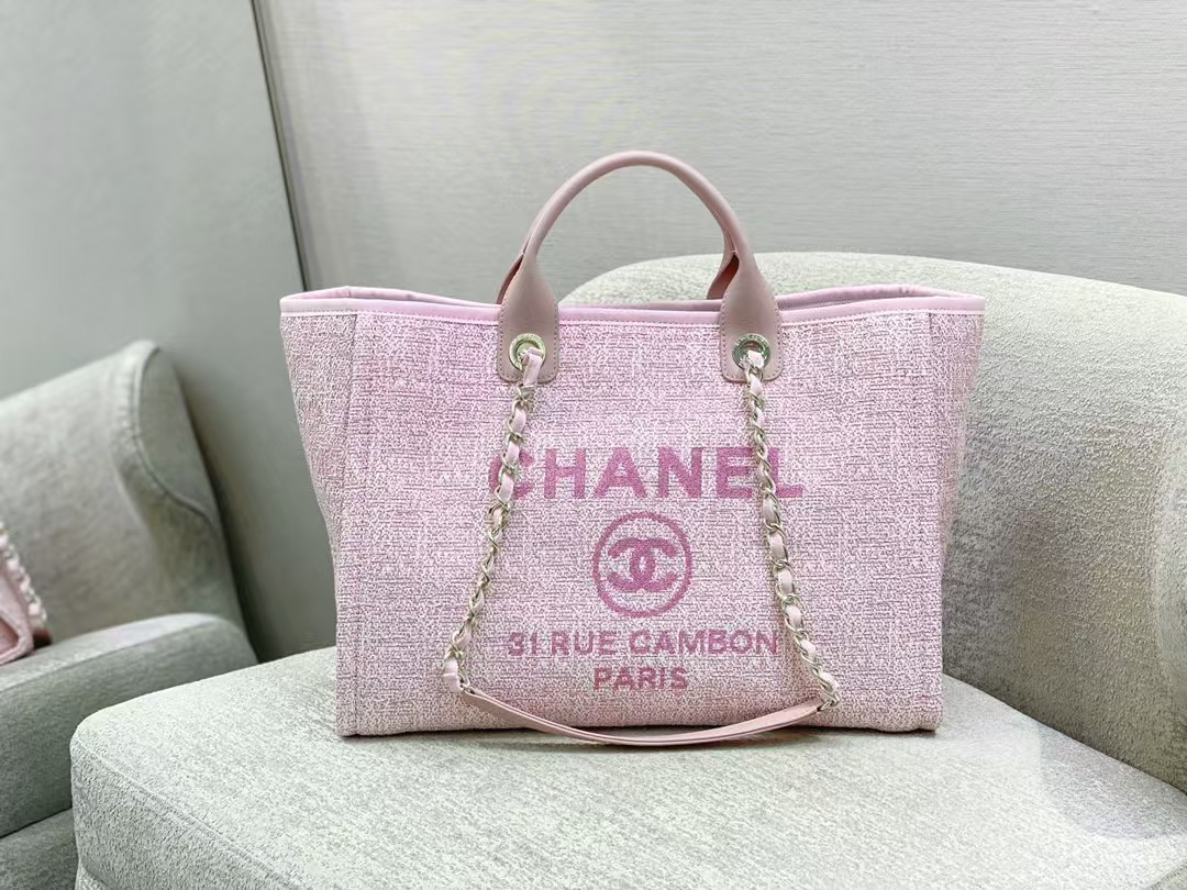 Ch*el deauville tote 38cm 38-30-18cm