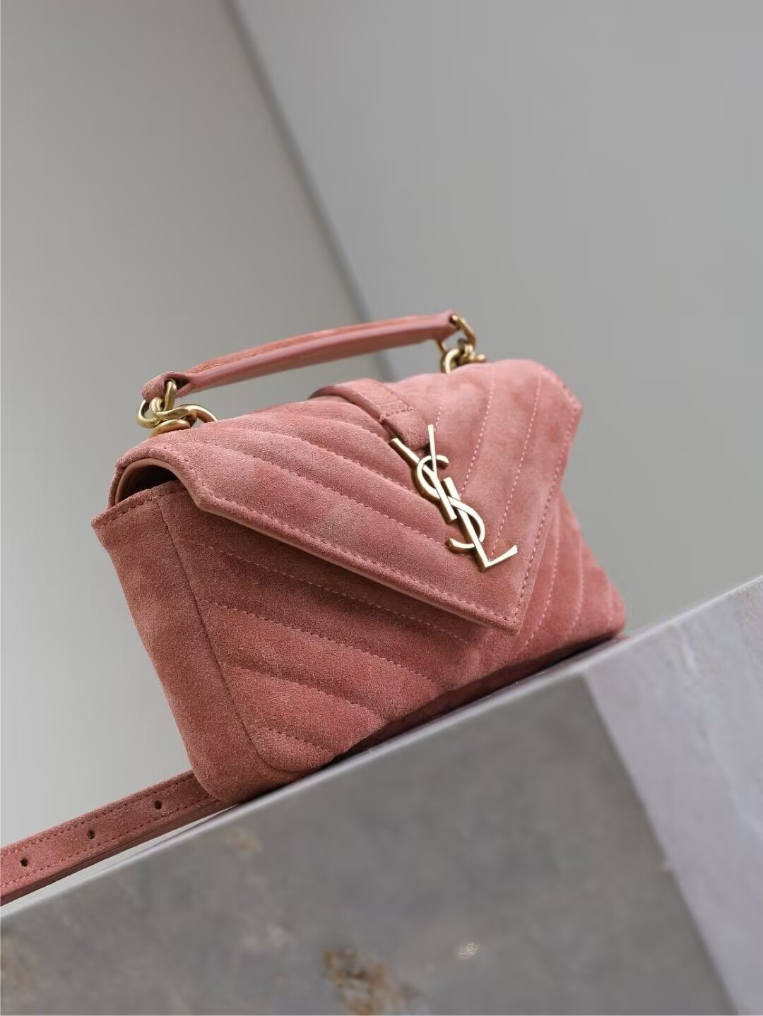 Y*L loulou college mini in suede 20x13x3cm