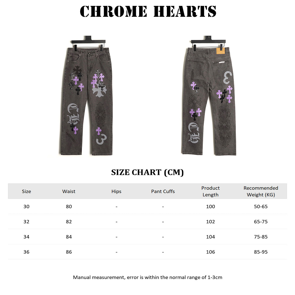 Ch**me He**ts jeans