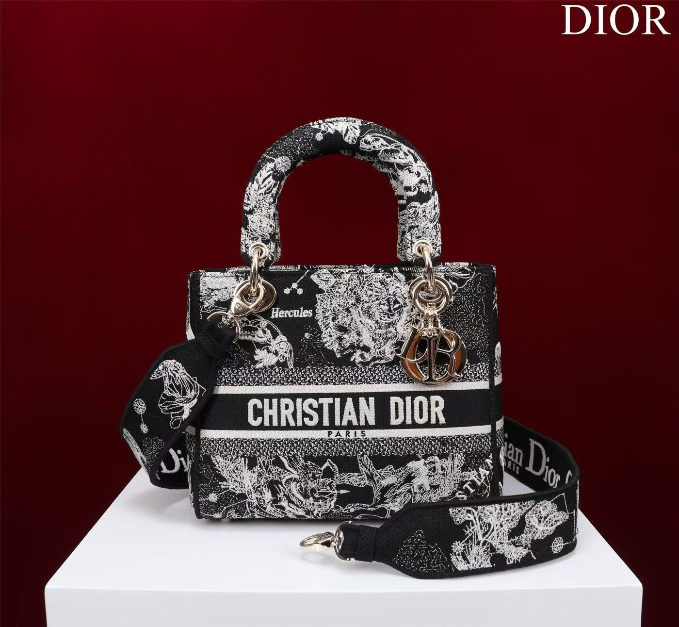 medium D*or lady d-lite bag  24 x 20 x 11 cm