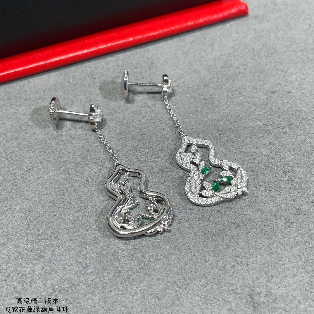 Qeelin Vine Gourd Earrings