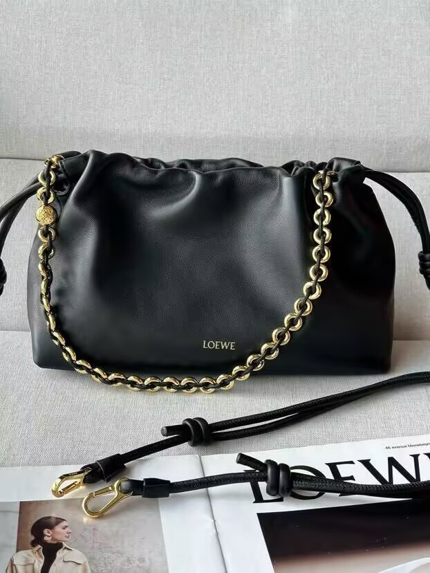 L0ew* medium flamenco purse in mellow nappa lambskin 30x10.5x20cm