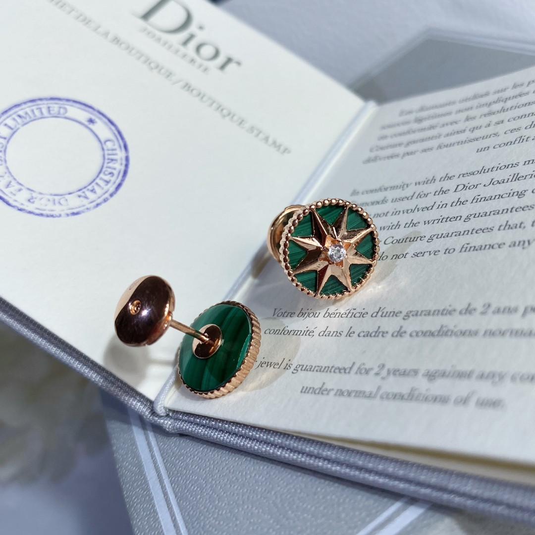 D*or compass stud earrings