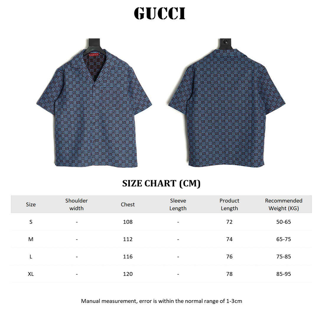 G*u*i 25ss short-sleeved shirts