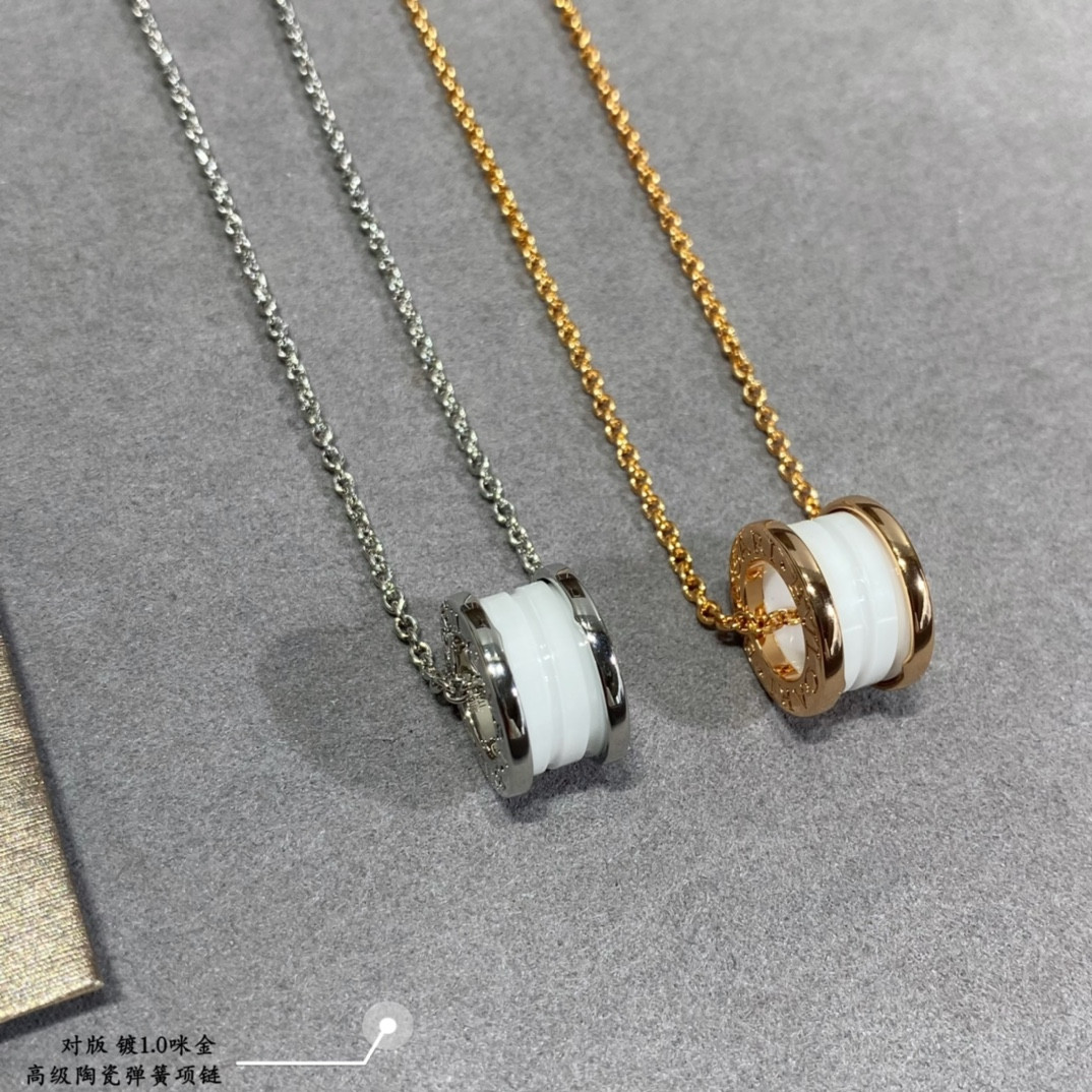 B*l*ai large ceramic spring necklace