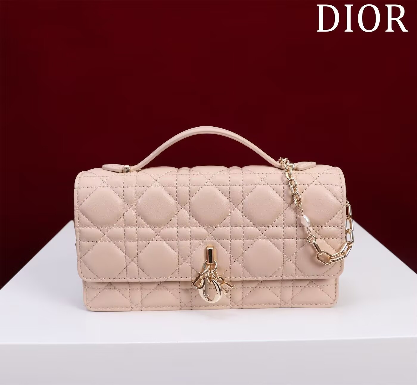 miss D*or mini handbag 21x11.5x4.5cm