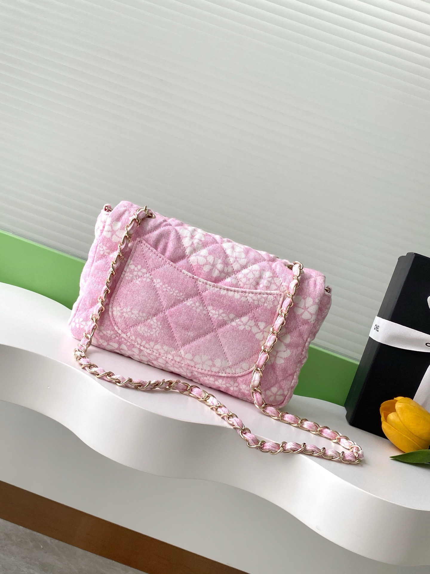 Ch*el flap bag 15x24x6.5cm