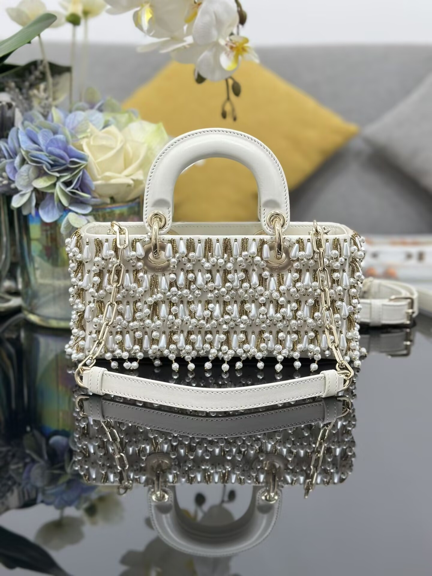 D*or small lady d-joy bag 22x6x12cm