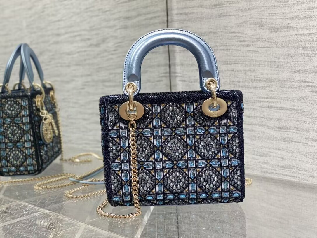 lady D*or bag 17cm limited edition