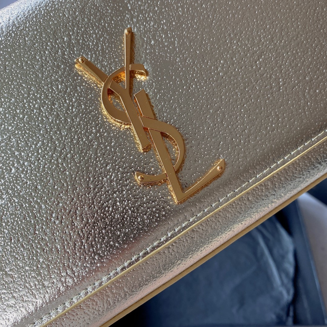 Y*L kate small in metallic leather 20x12x5cm