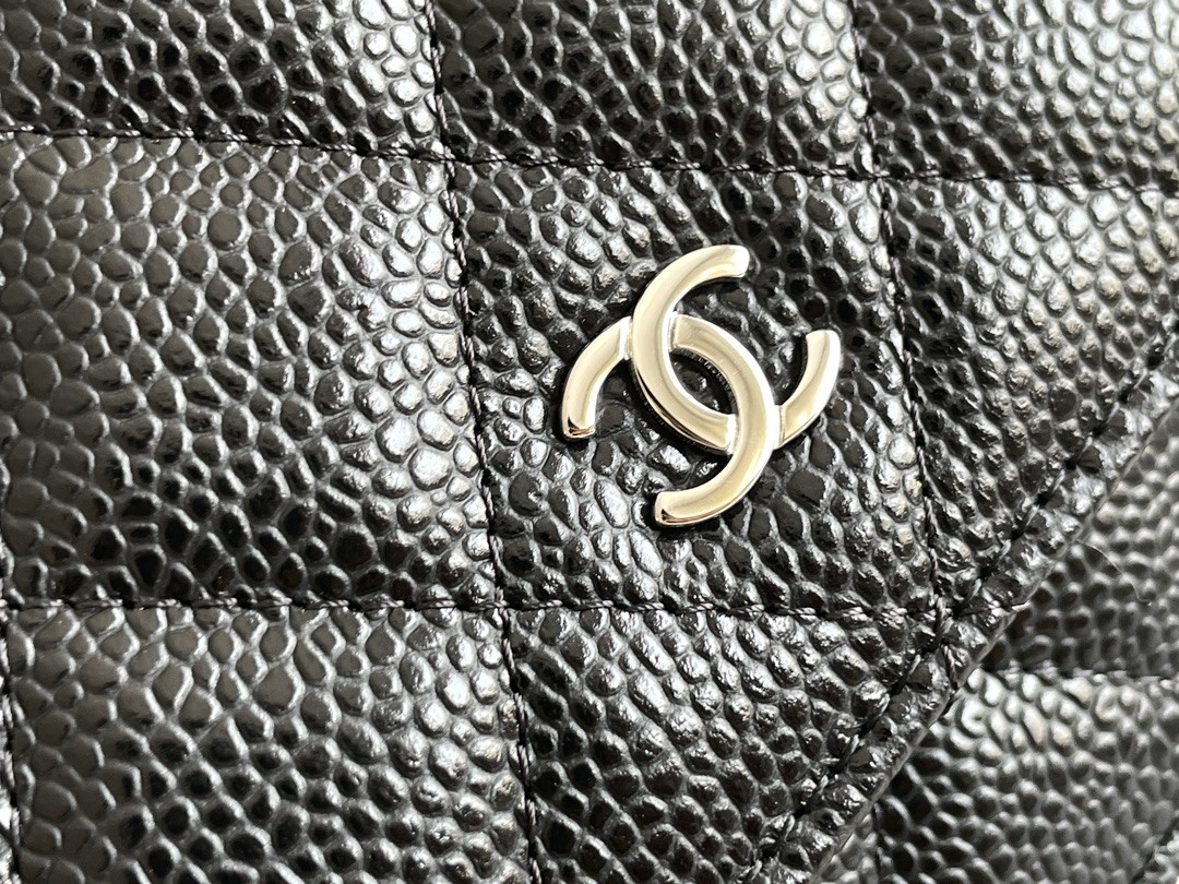 Ch*el woc classic wallet on chain 12.3x19.2x3.5cm