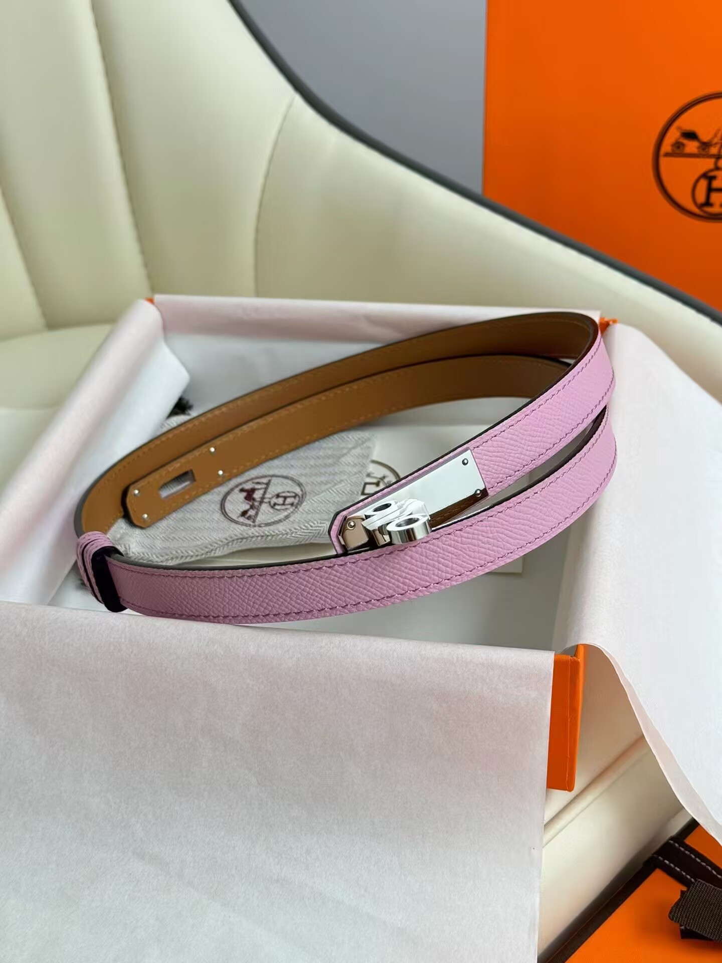 H**mes kelly belt