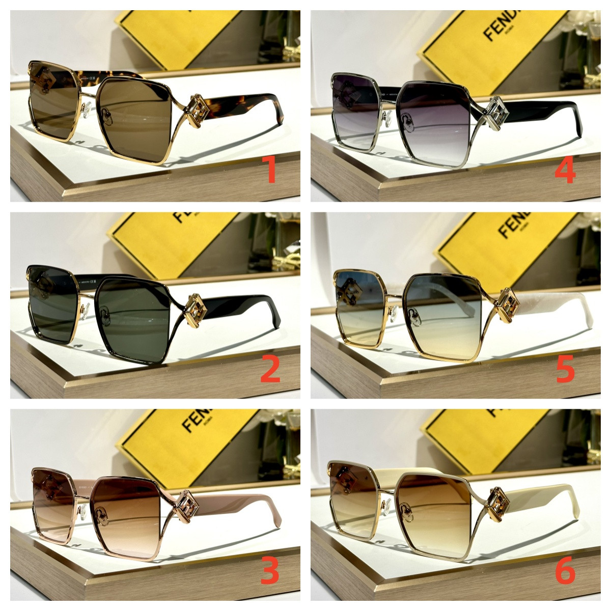 F**di glasses fe40151uu 50-21-135