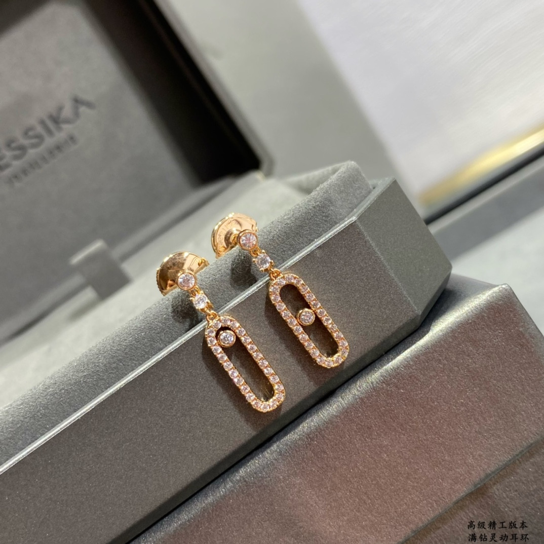 messika full Di*m*nd moving earrings