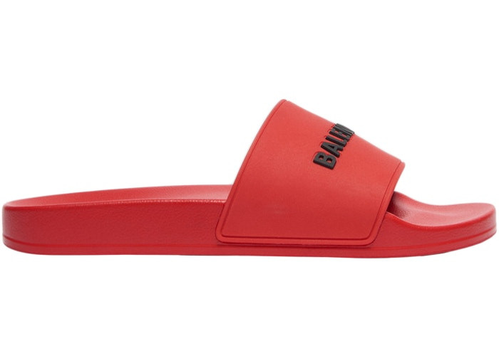Balenciga Pool Slide Red