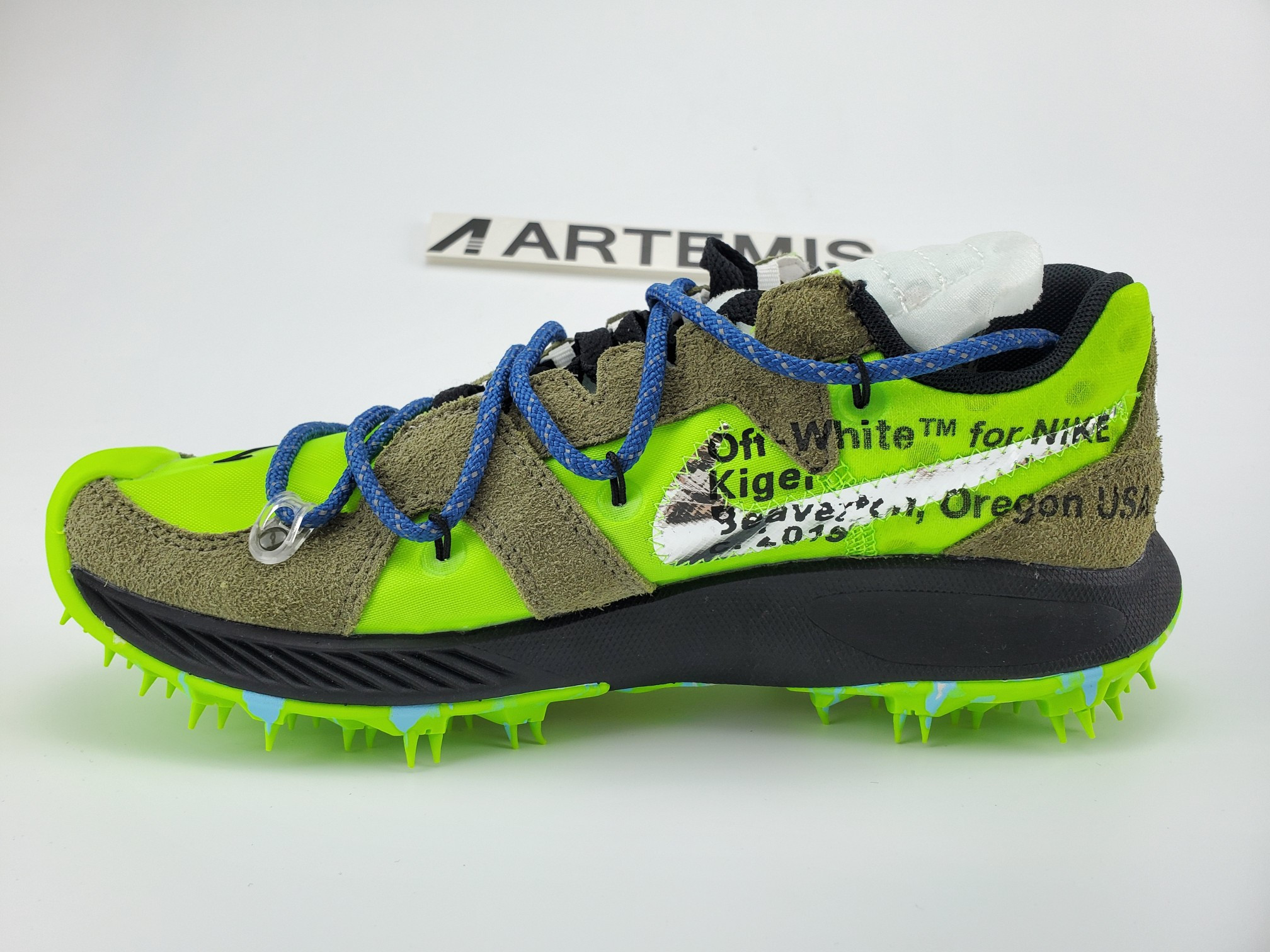 Nike Zoom Terra Kiger 5 OFF-WHITE Electric Green (W)