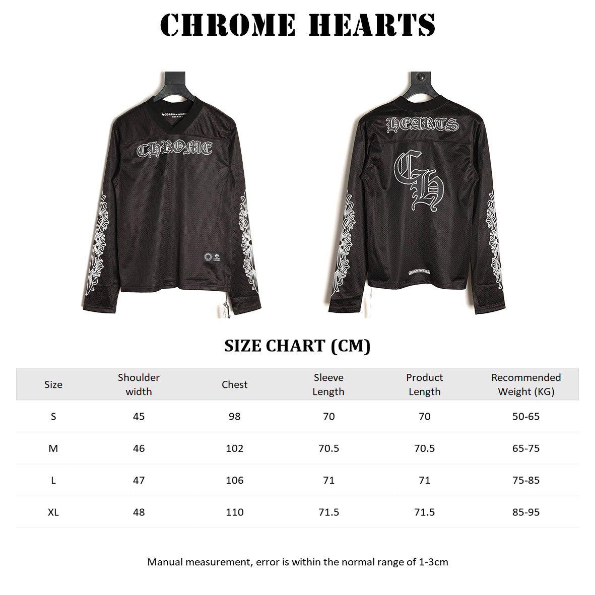 Ch**me He**ts 25fw long-sleeved t-shirt