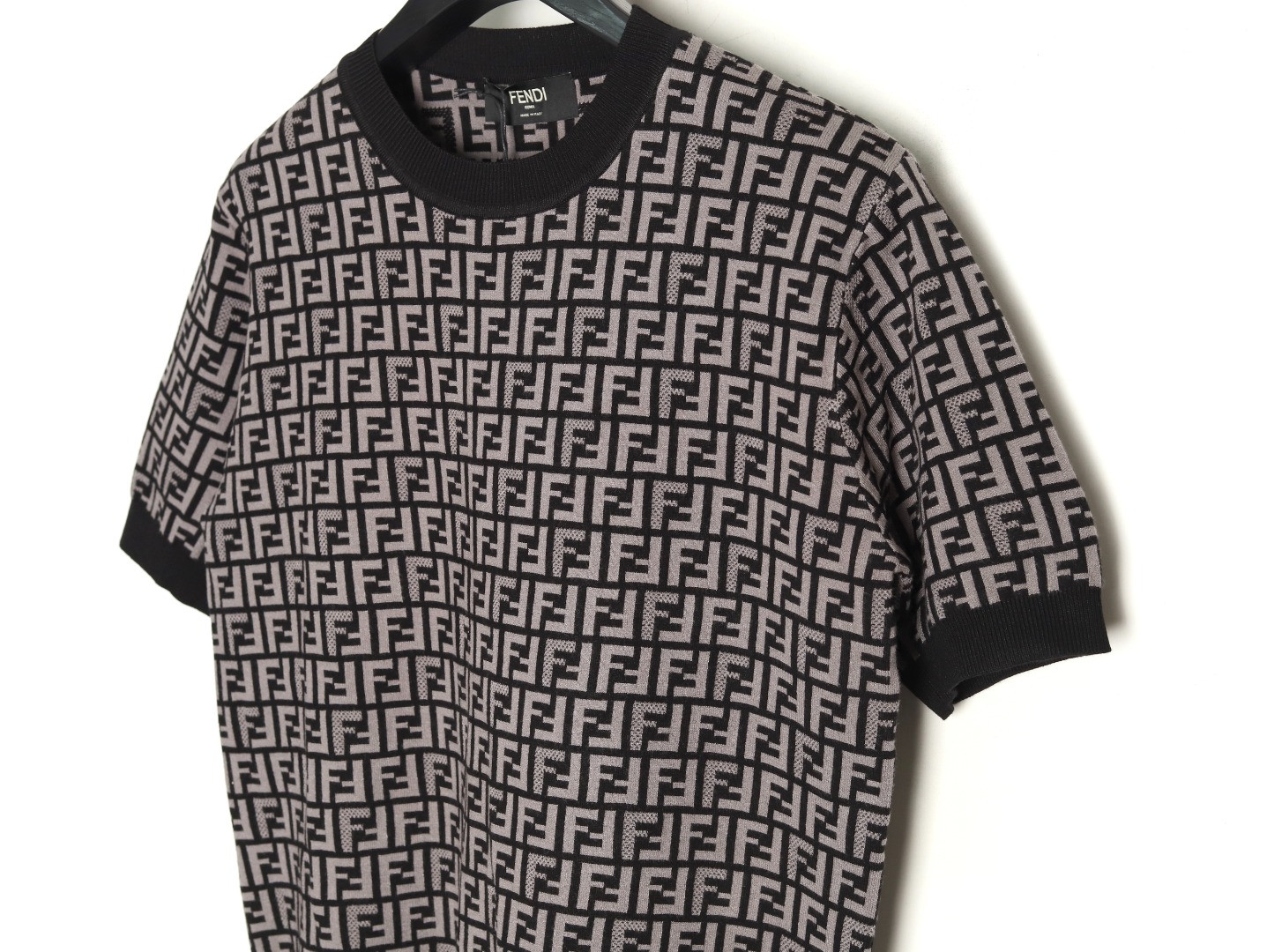 F**di fd knitting short-sleeved