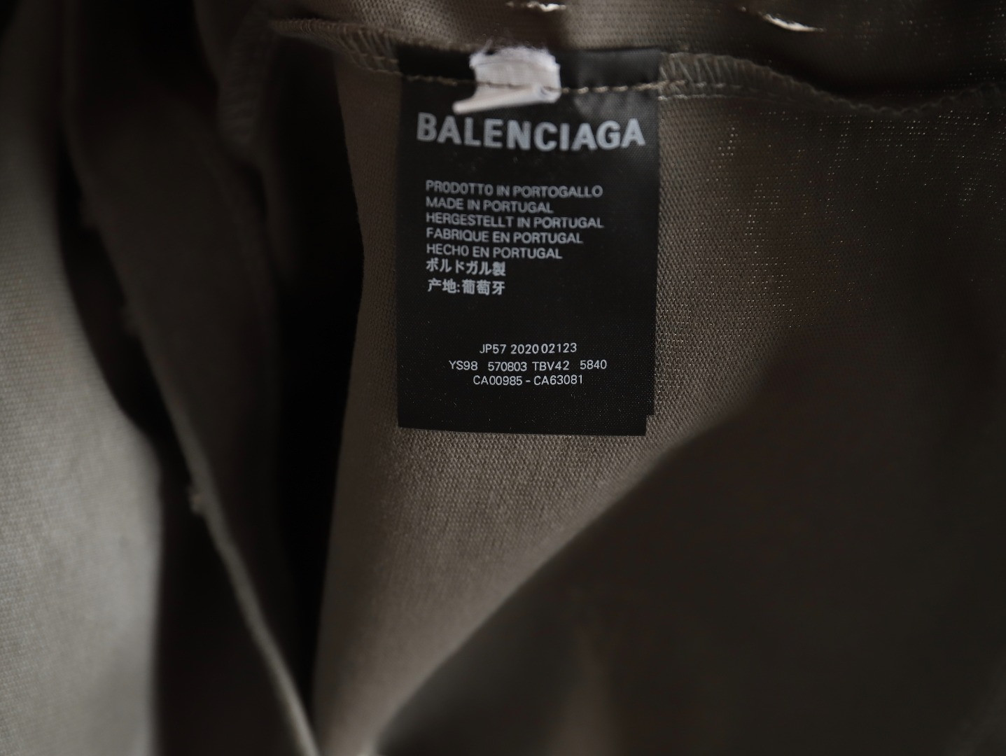 Ba*len*cia*ga 23ss short-sleeved t-shirt