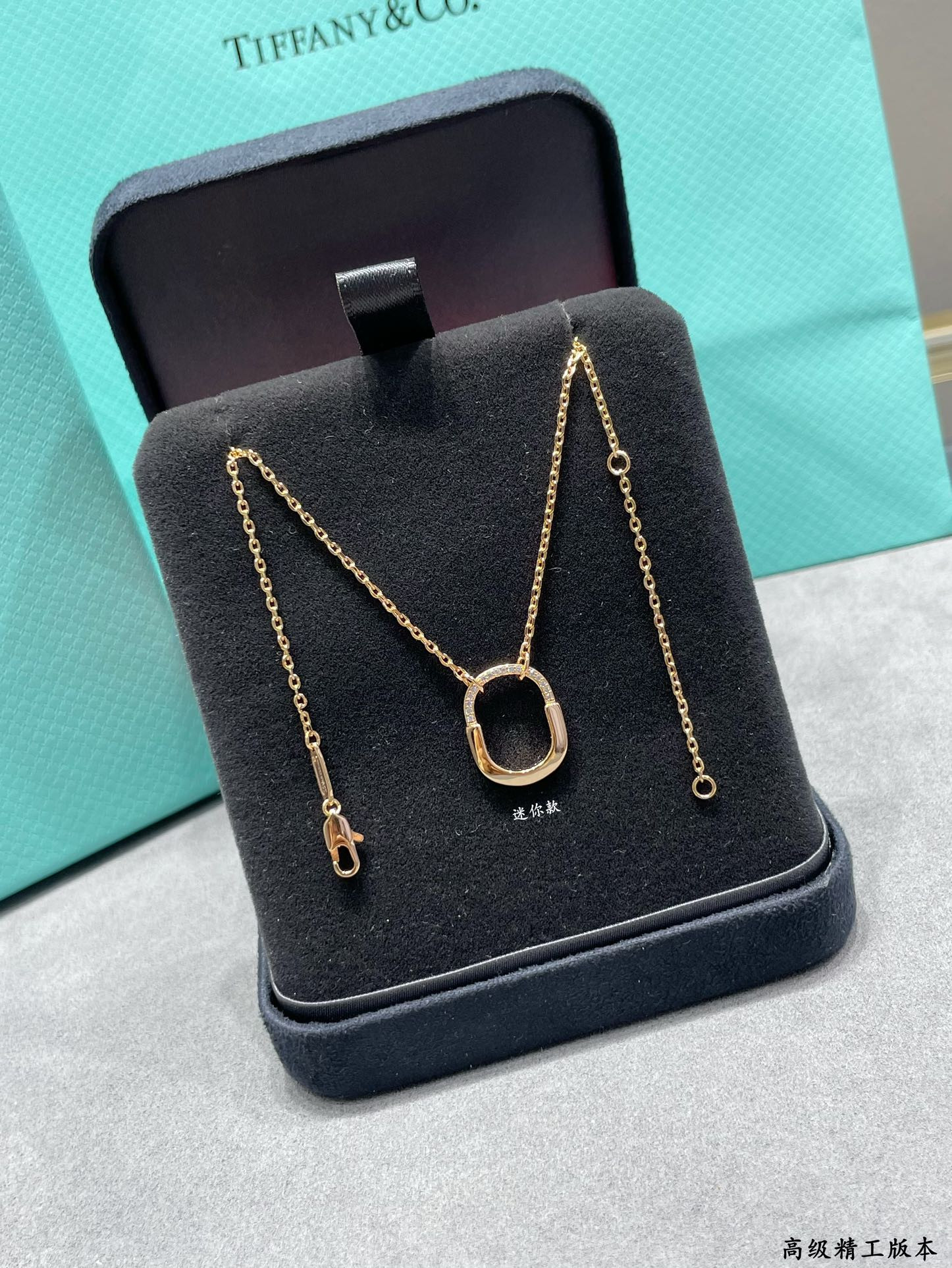 T*f*ny & co. mini lock necklace