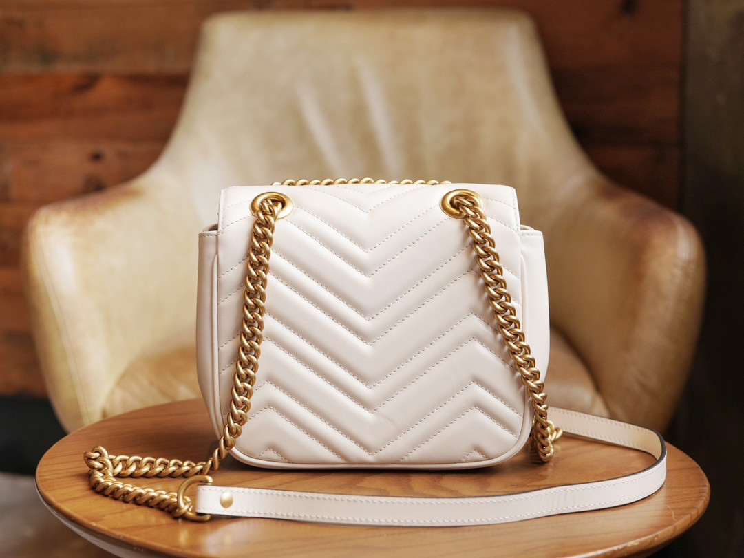 GG MARMONT QUILTED MINI TOTE BAG