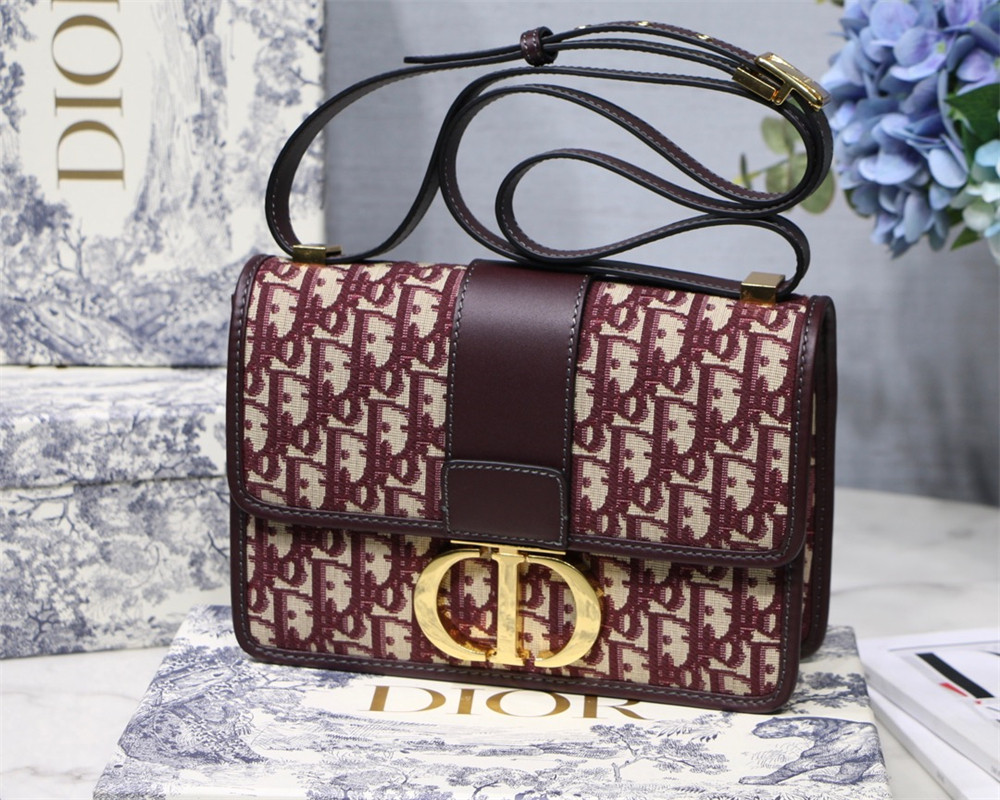 D*or 30 montaigne chain bag rosered 24x18x8 cm