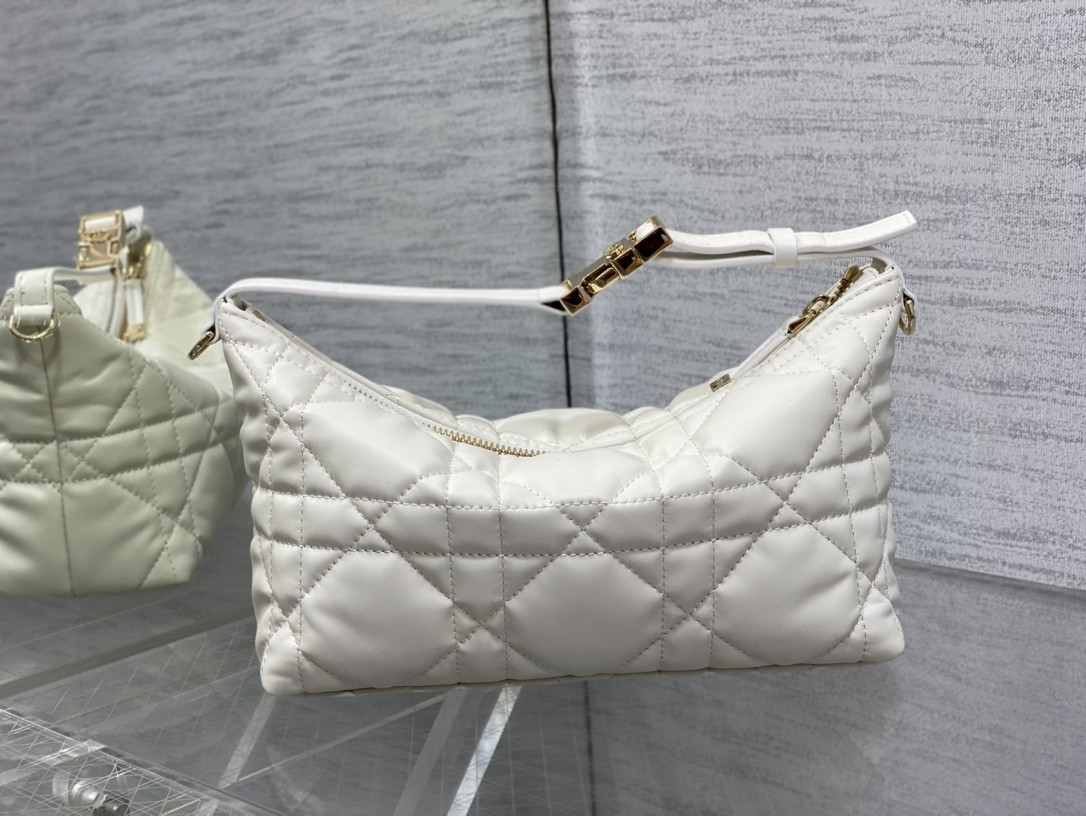 medium D*or travel nomad pouch white