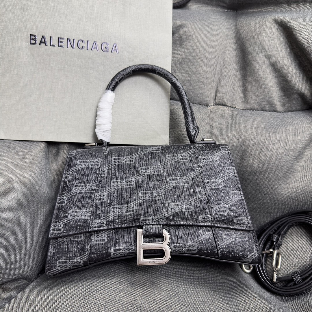 Ba*len*cia*ga women's hourglass small handbag l9 x h5,5 x w3,9 inch