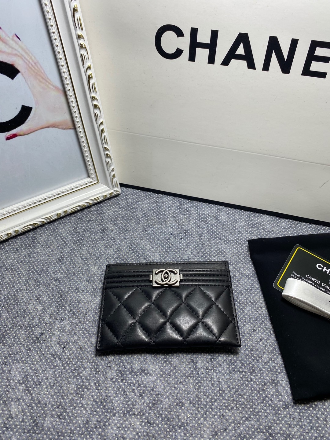 Ch*el card holder 10cm