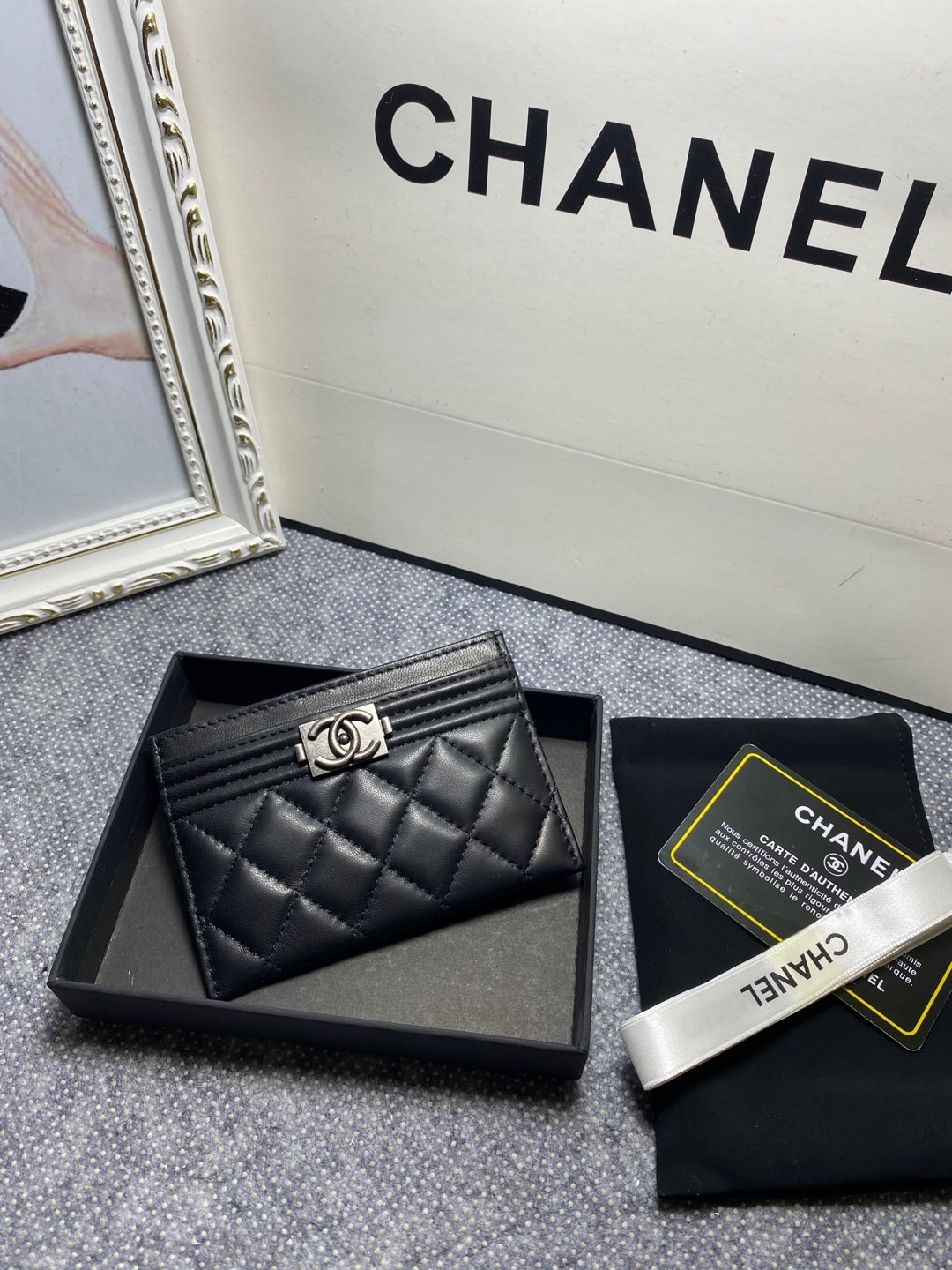 Ch*el card holder 10cm