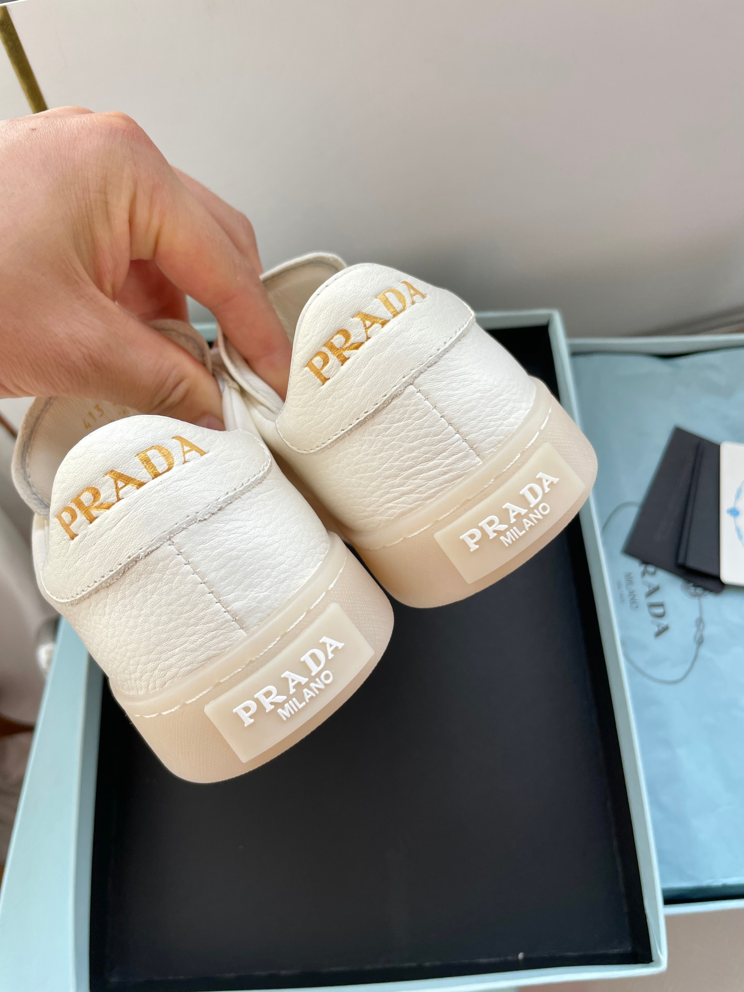 ua Pra*a downtown nappa leather sneakers
