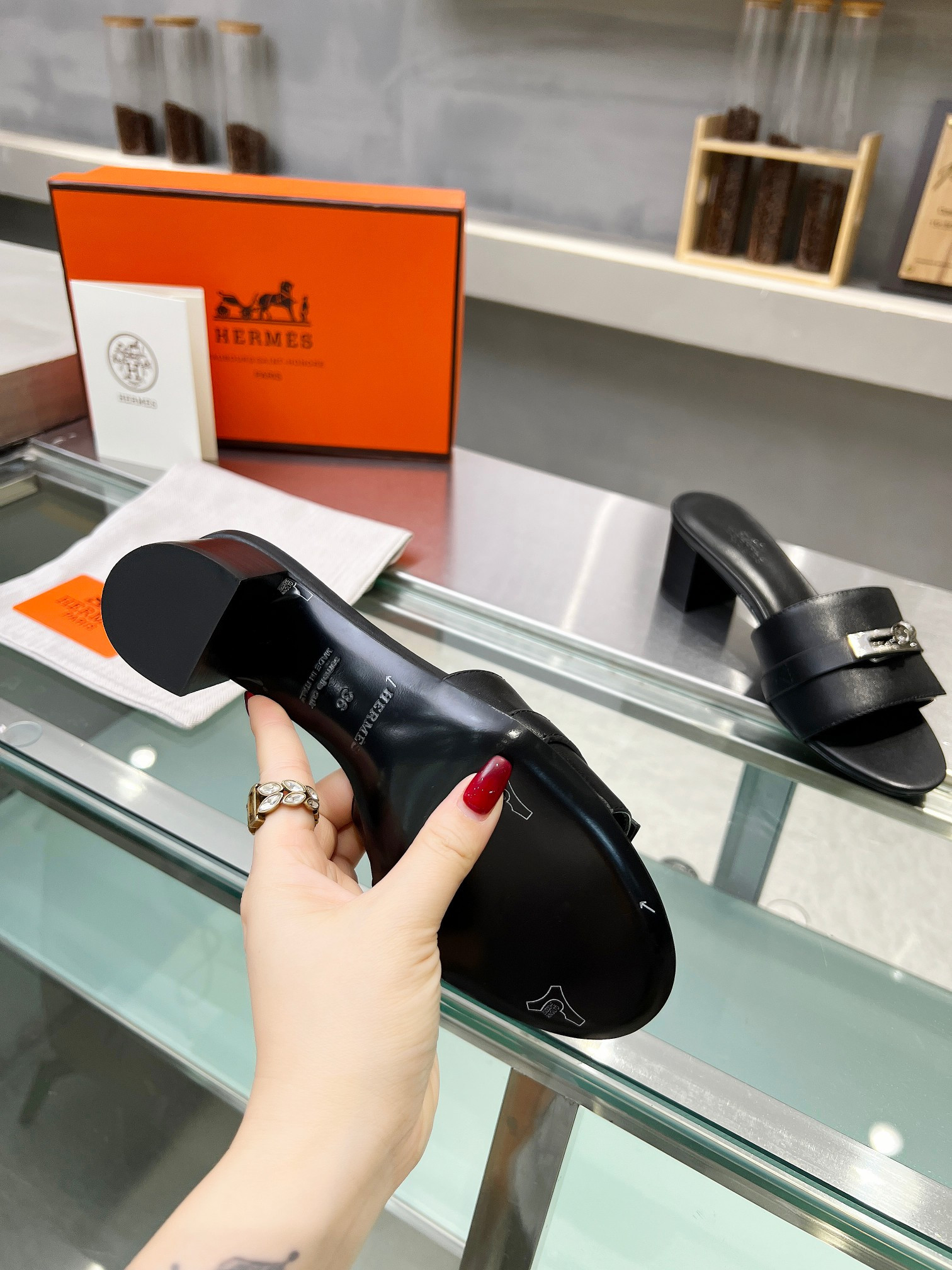 UA Hermès Gigi 50 sandal