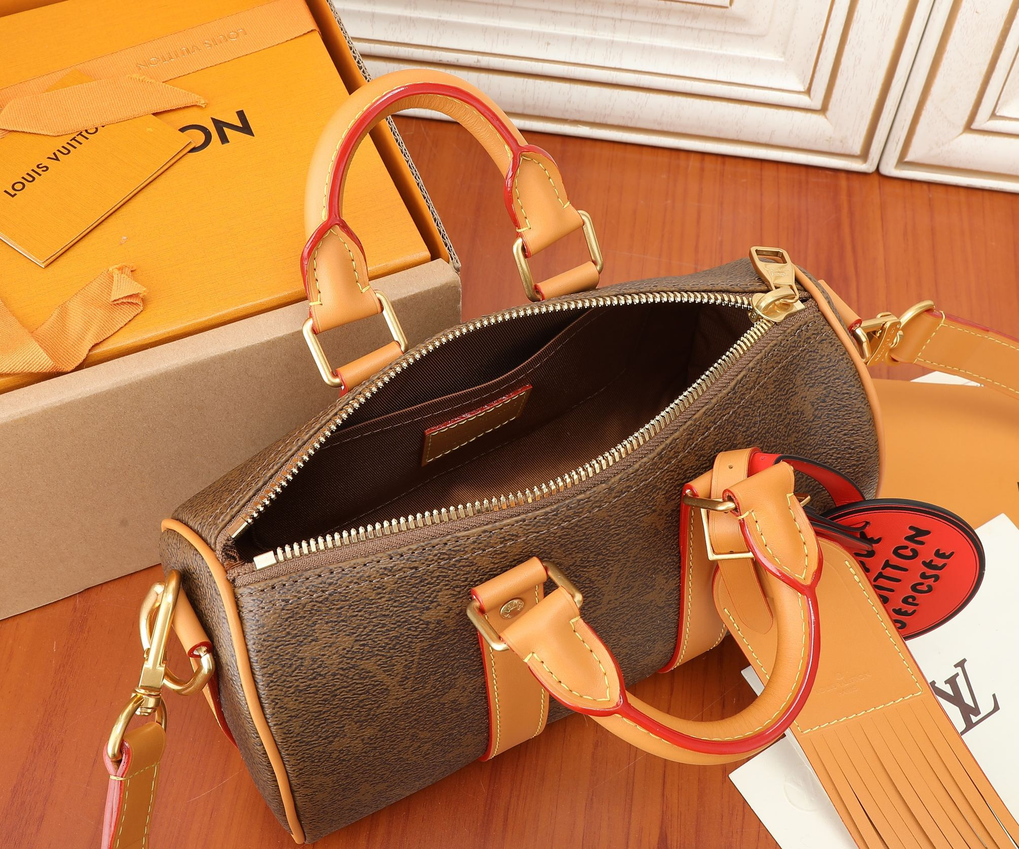 LV Keepall Bandoulière 25 M11542 25x15x11CM