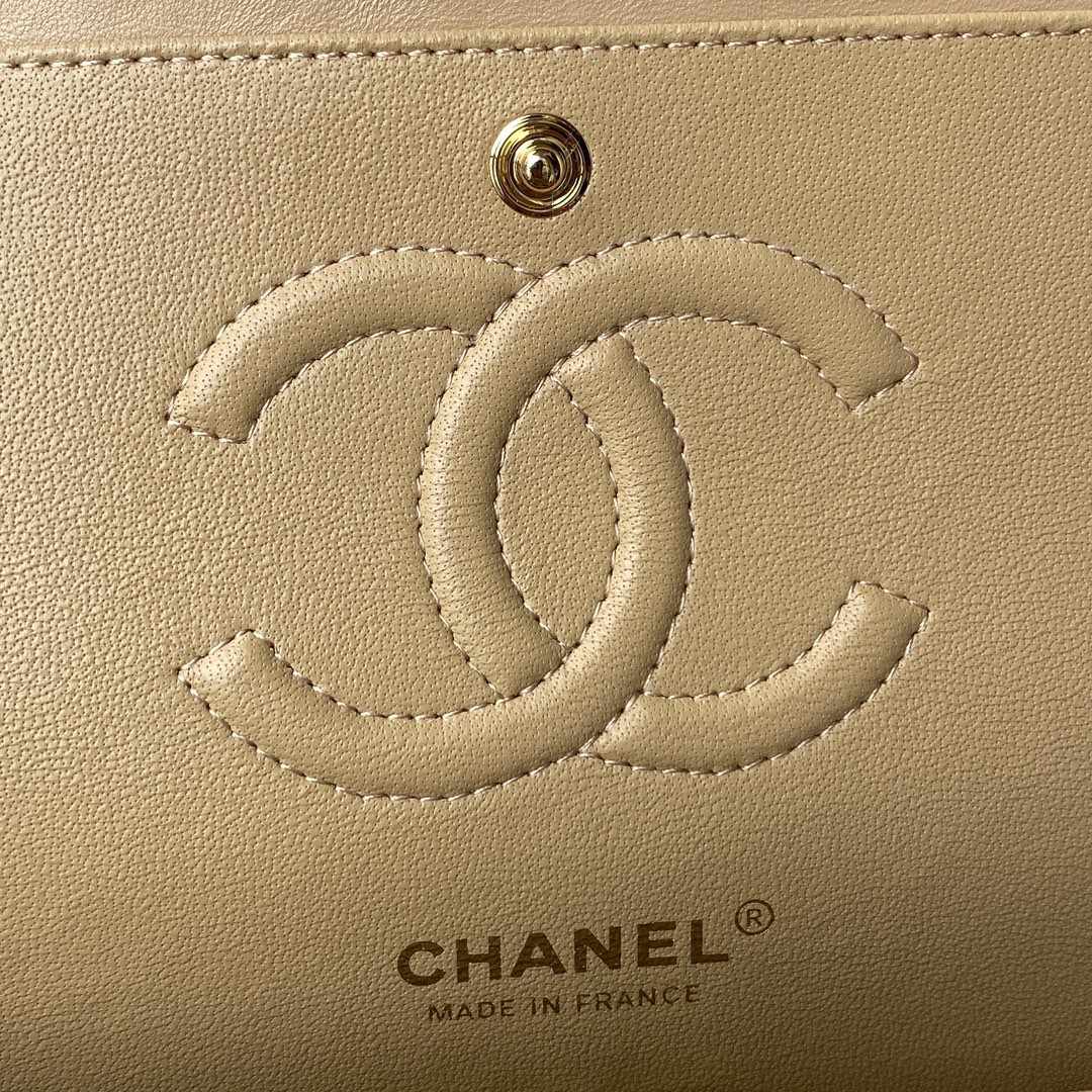 Ch*el classic flap bag 15.5×25.5×6.5cm