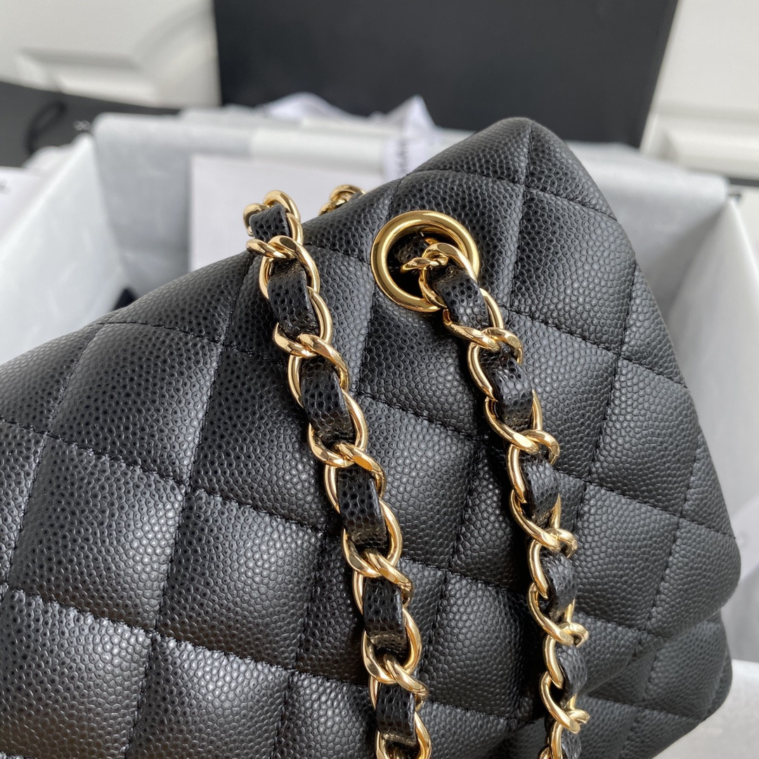 Ch*el classic flap bag 15.5×25.5×6.5cm