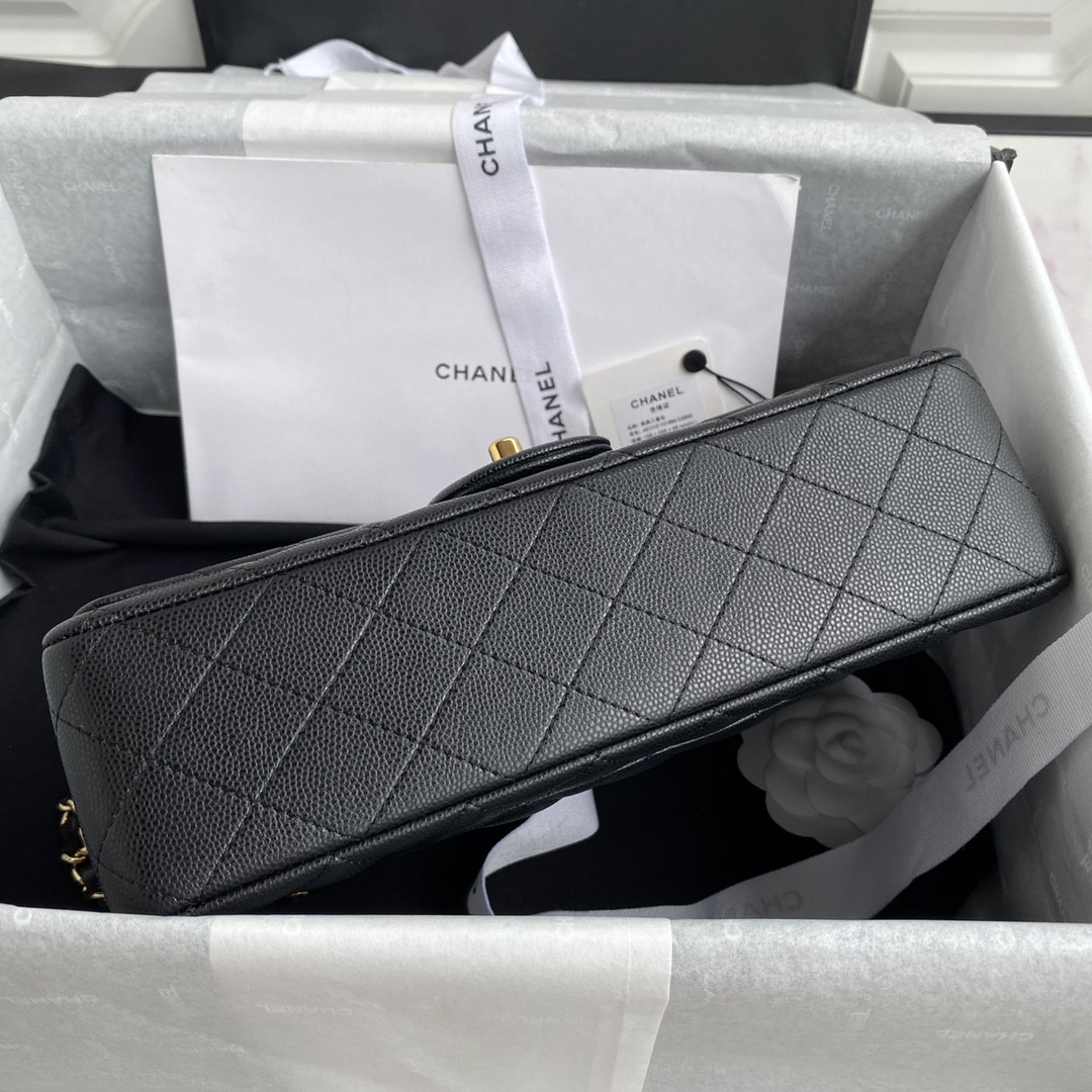 Ch*el classic flap bag 15.5×25.5×6.5cm