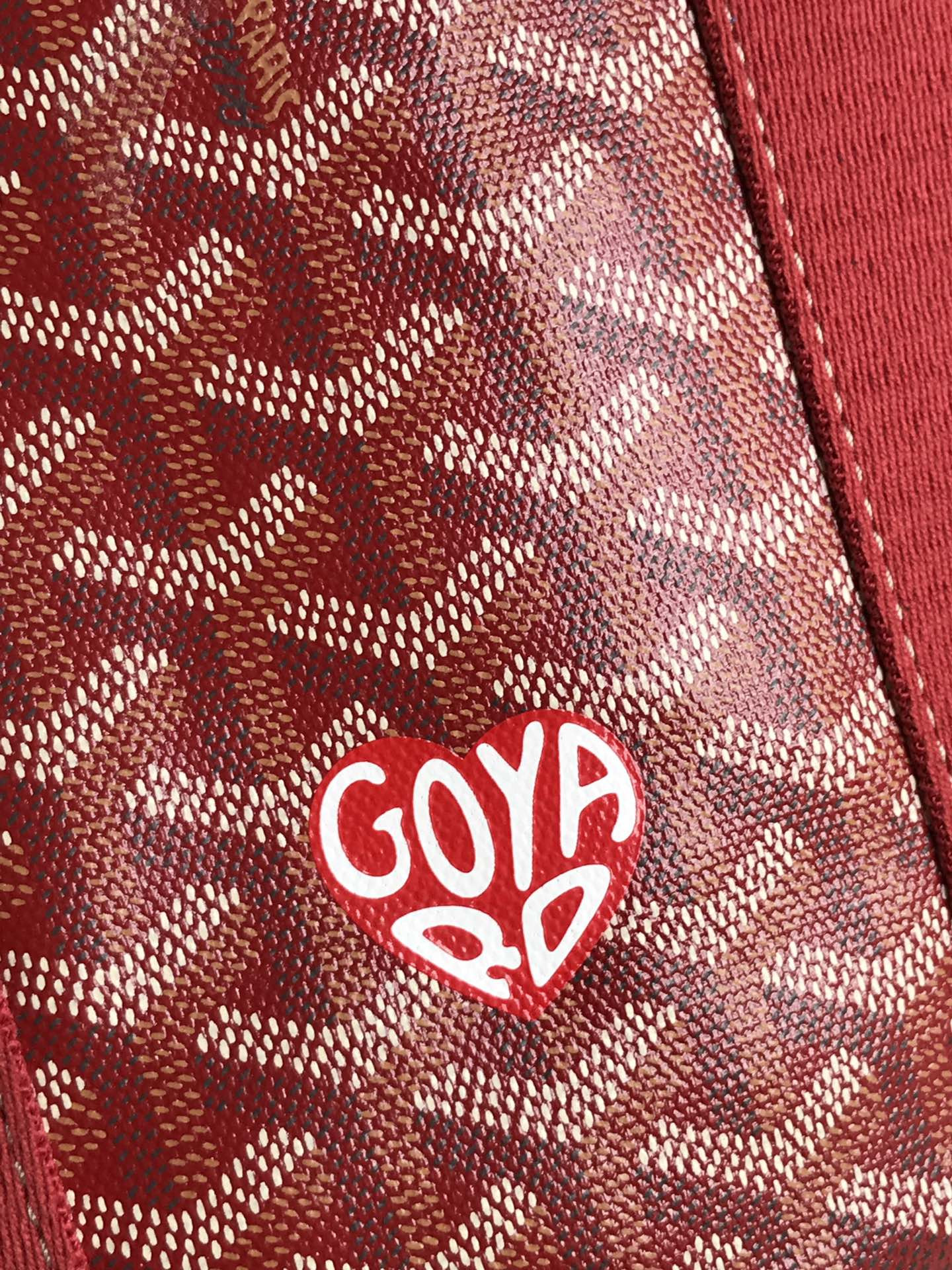 Go*ard Go*ardine belharra pm coral tote palladium hardware 18x14x23cm