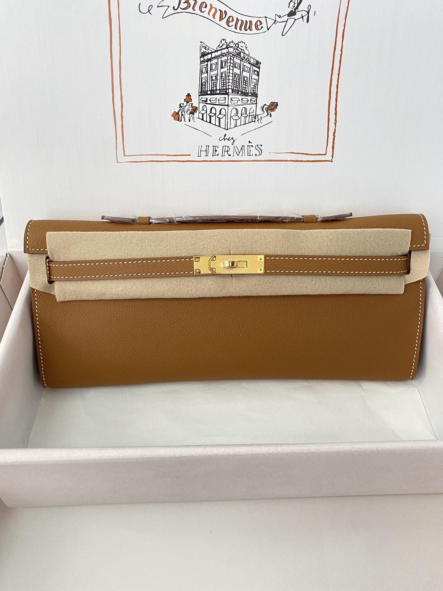 H**mes kelly cut 31cm epsom leather
