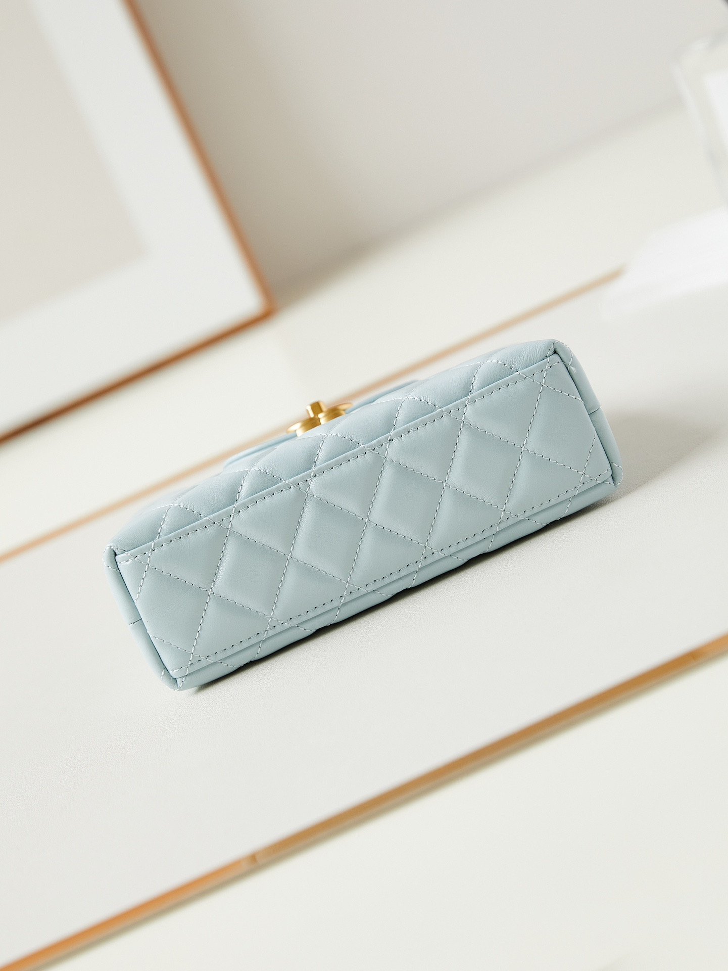Ch*el 23k kelly 19x13x7cm