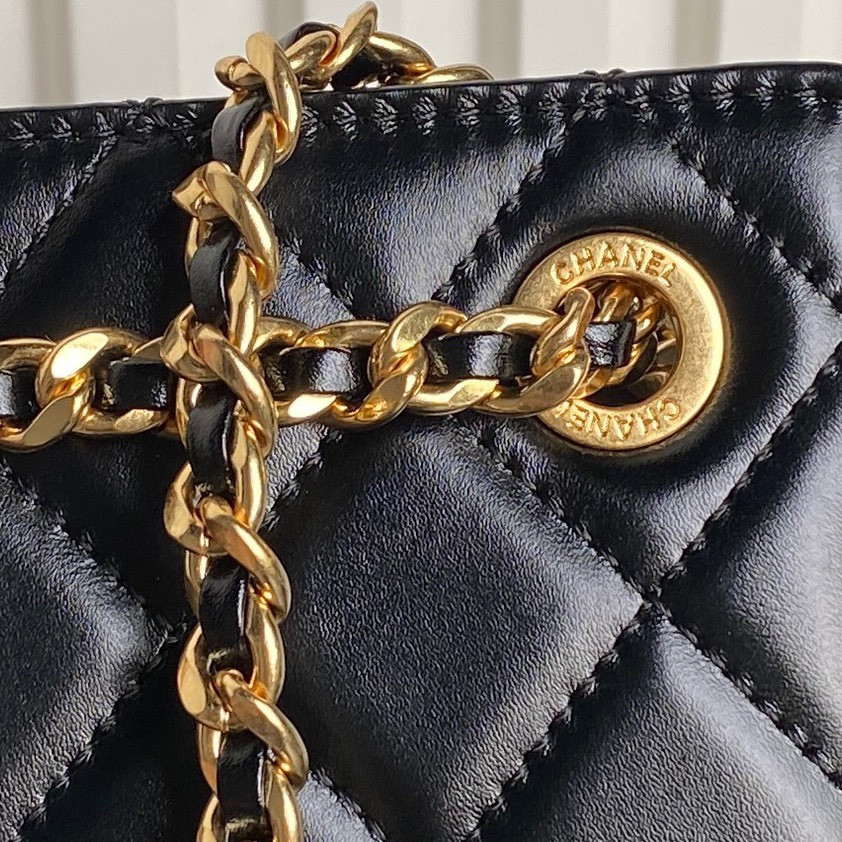 Ch*el 24k handbag 16×21×7cm