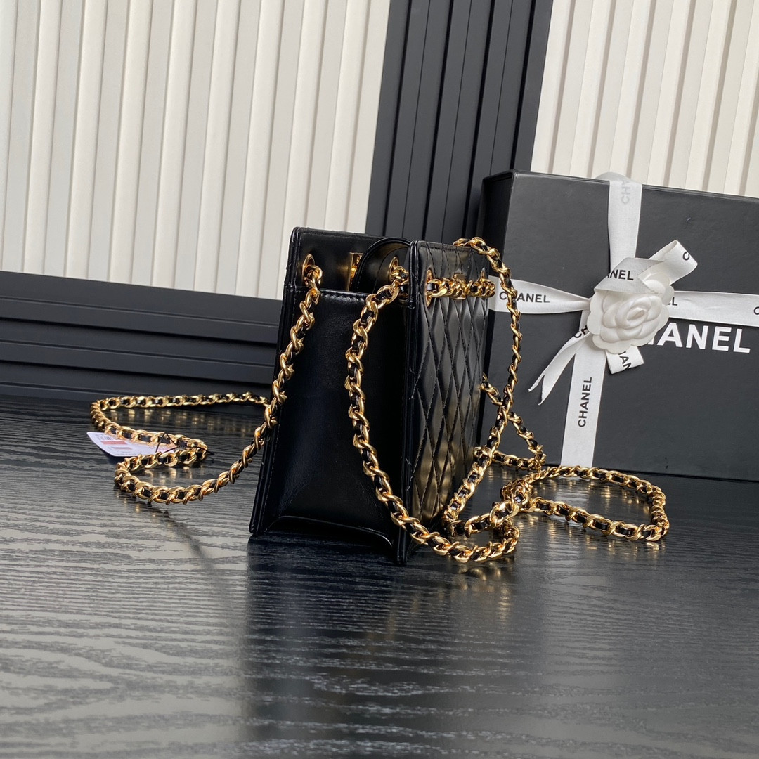 Ch*el 24k handbag 16×21×7cm