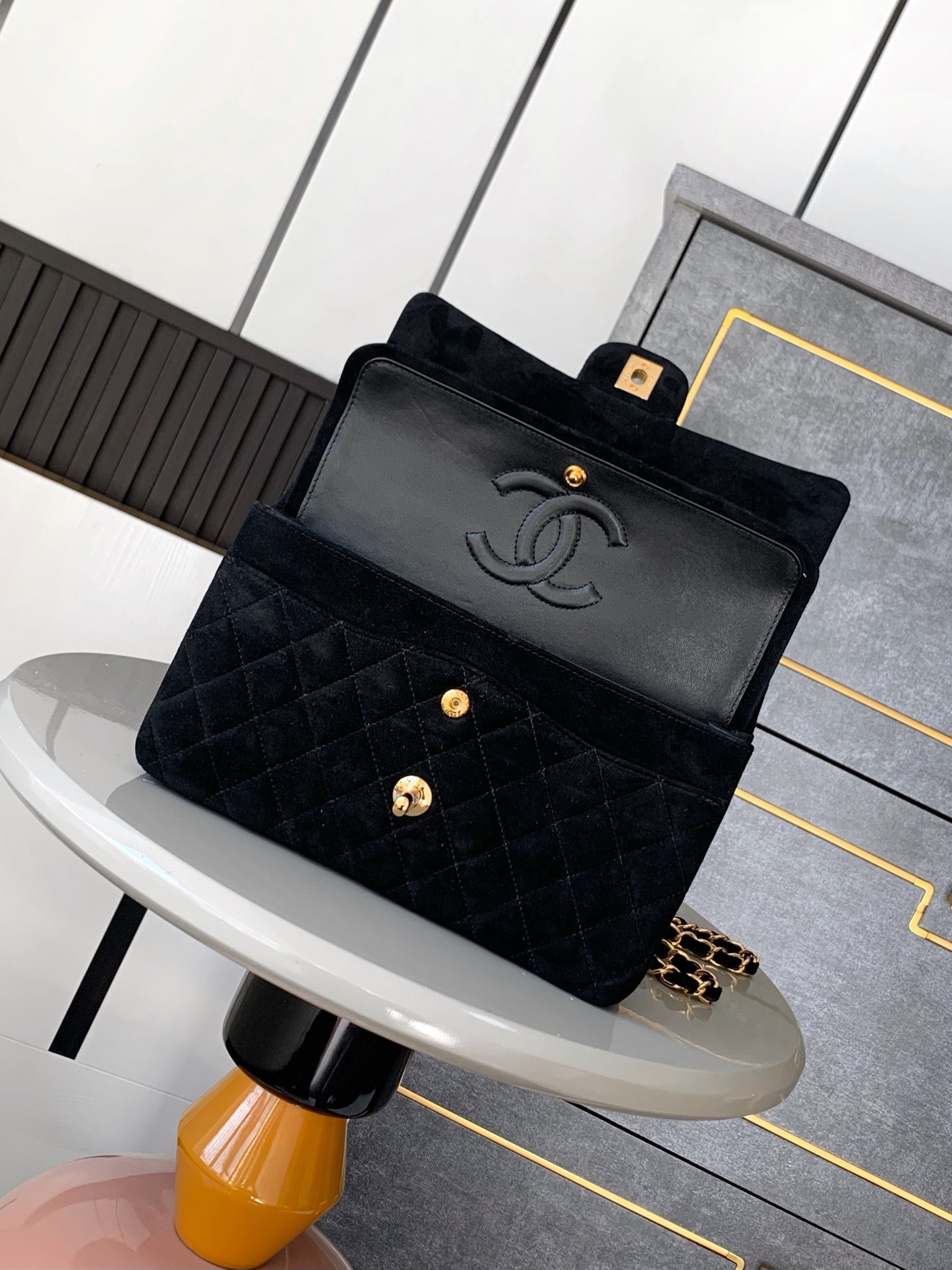 Ch*el classic 11.12 handbag 25 15.5×25.5×6.5cm