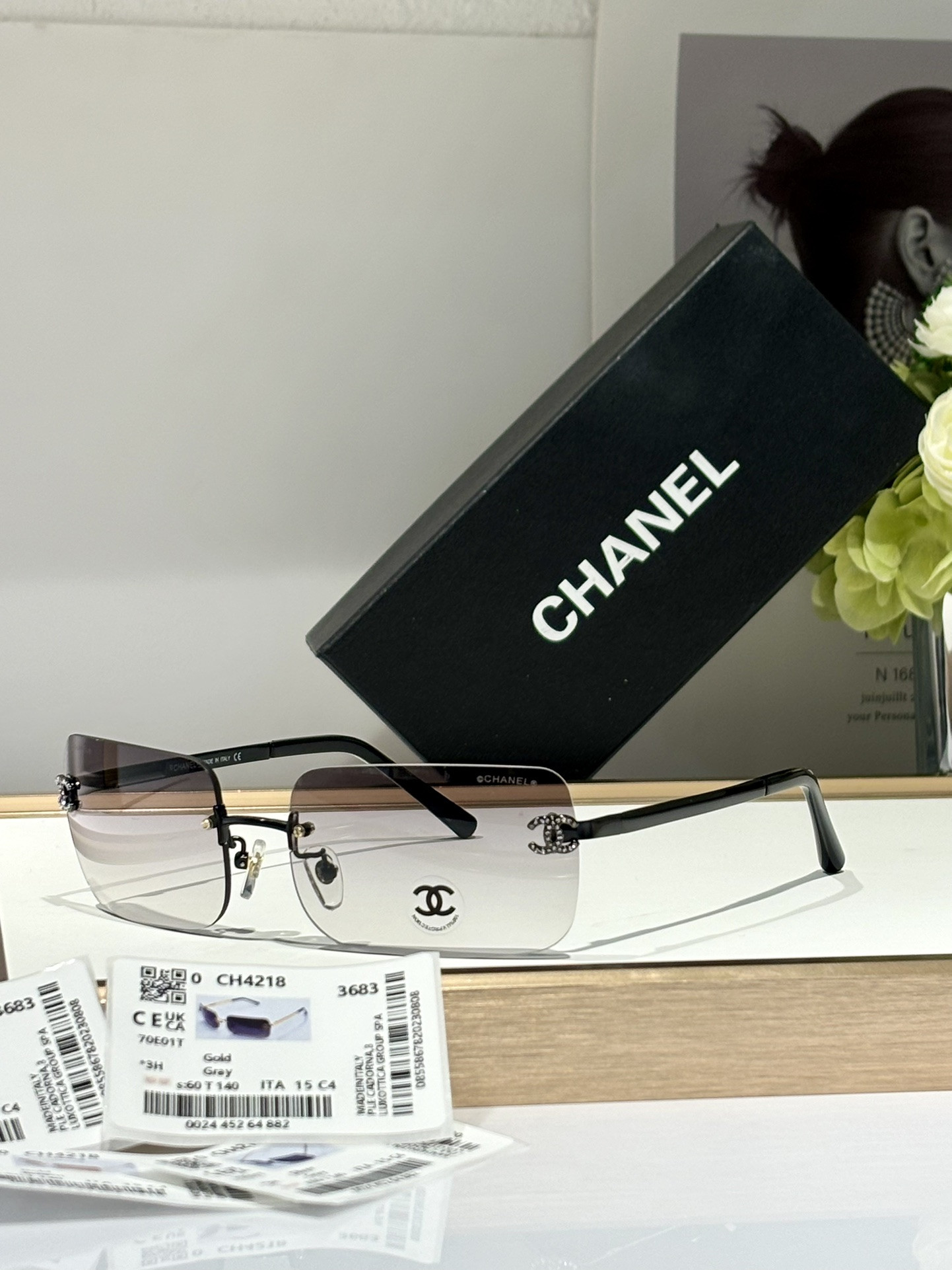 Ch*el glasses ch4218 60-19-14