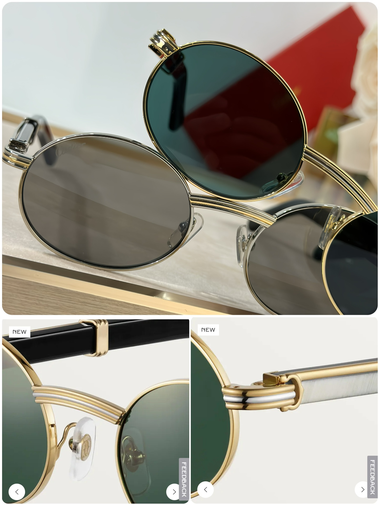 Ca*t*er glasses ct0464s 55-22-145