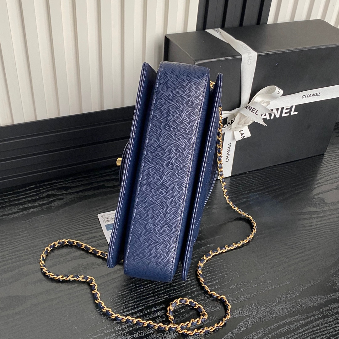 Ch*el classic flap bag 16×22×5cm as5166