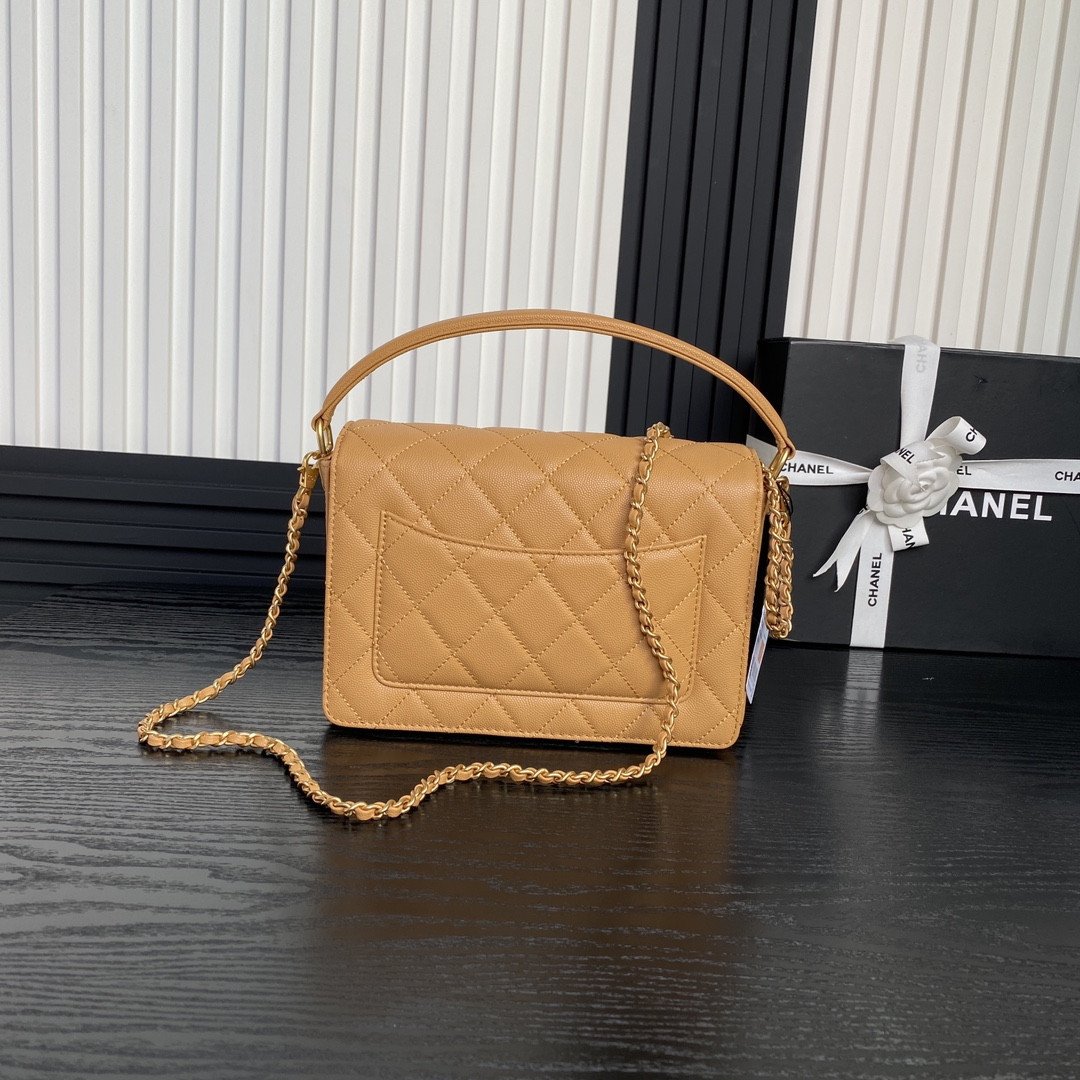 Ch*el classic flap bag 16×22×5cm as5166