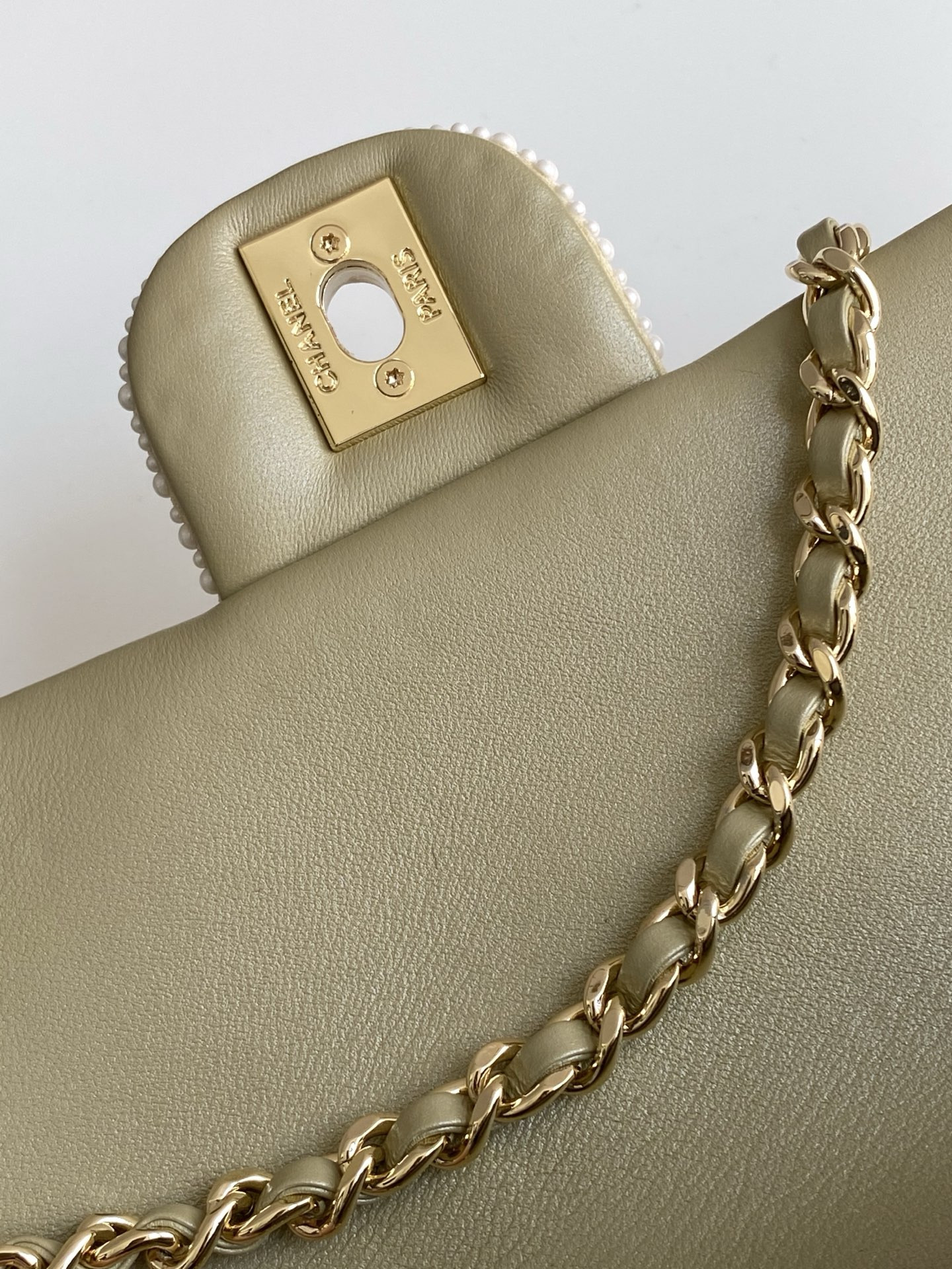 Ch*el cf evening bag  as4297 13x21x8cm