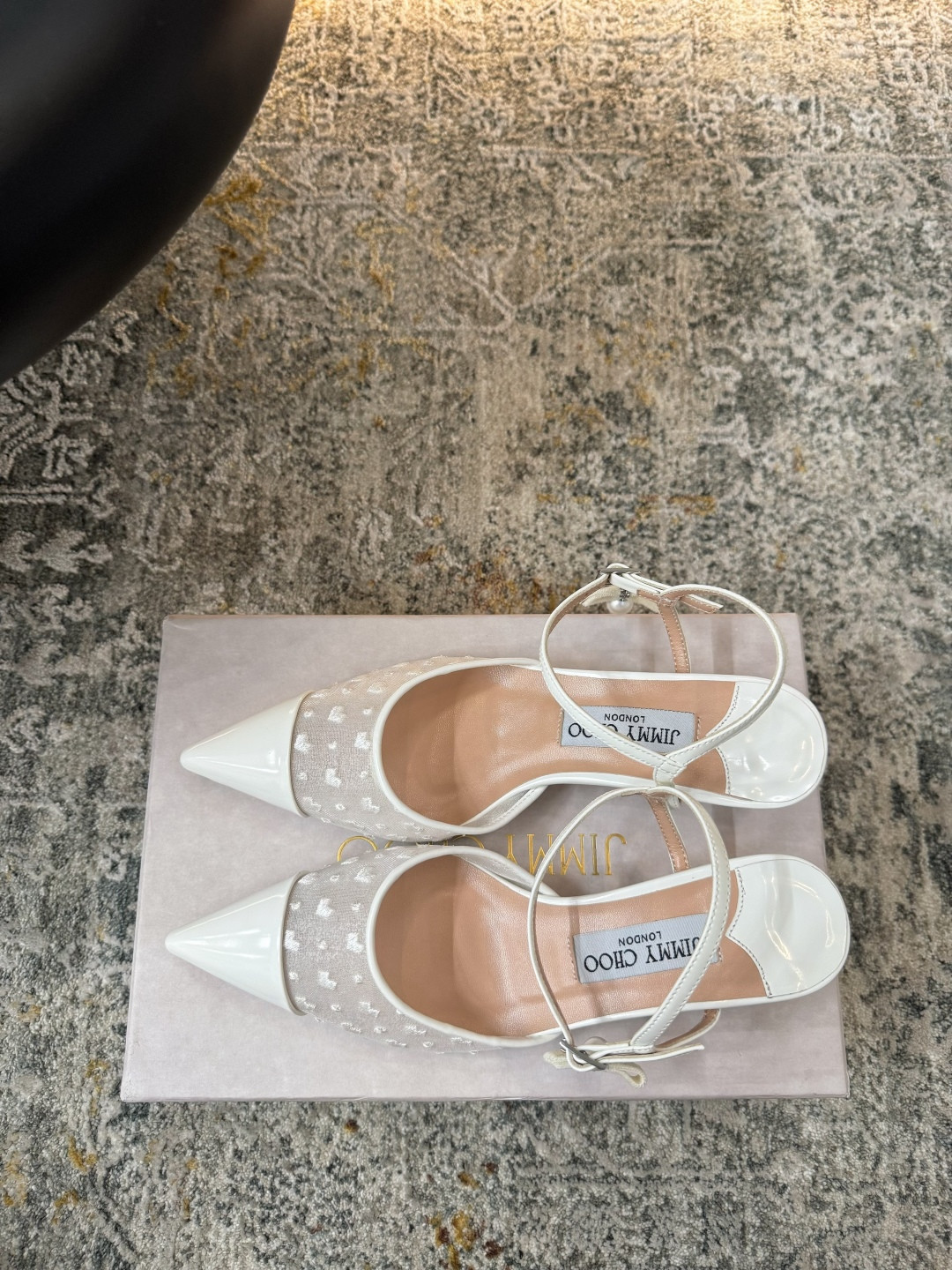 ua Ji*y Ch* aren slingbacks 4.5cm