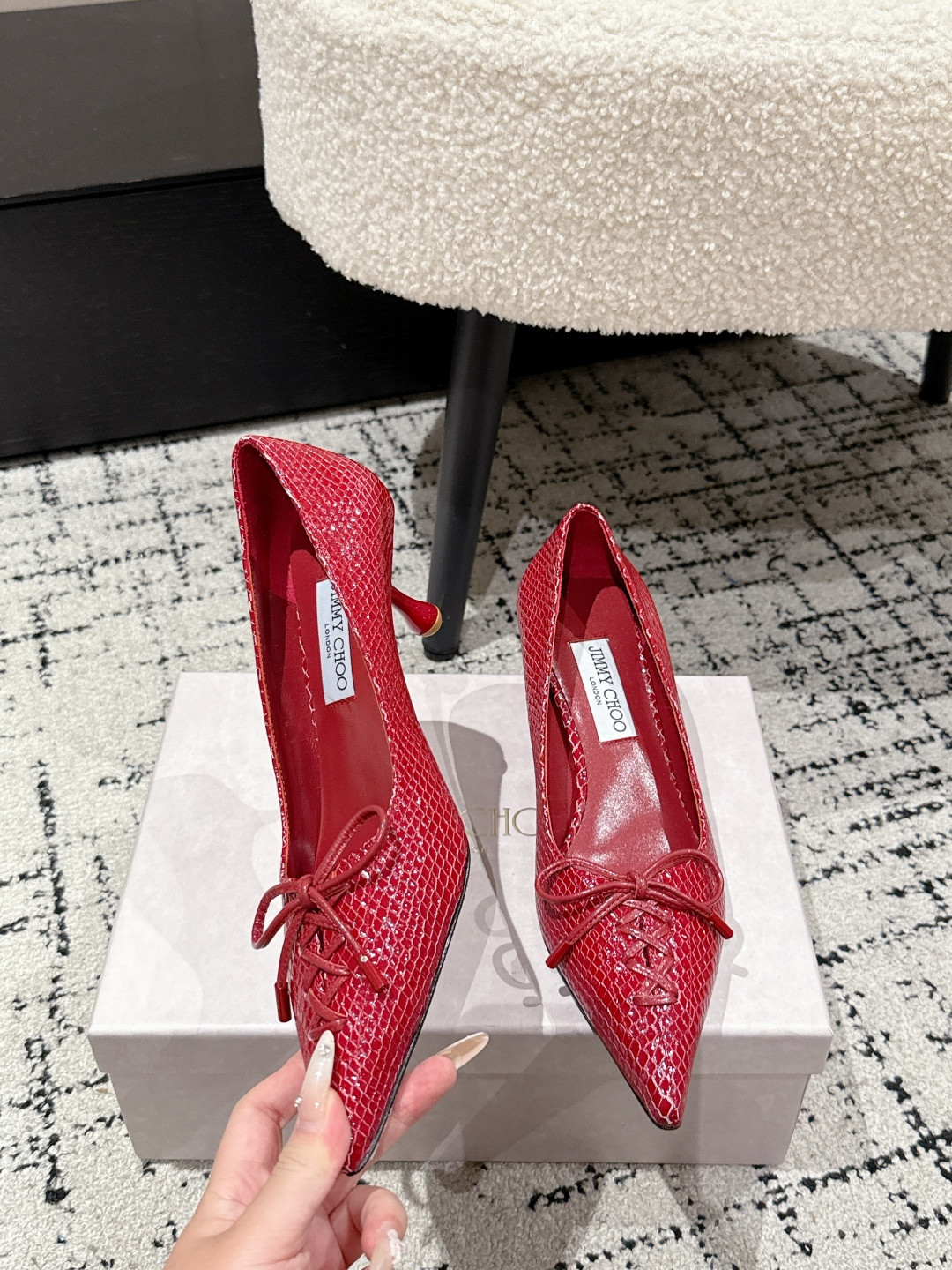 ua Ji*y Ch* scarlett pumps 5cm